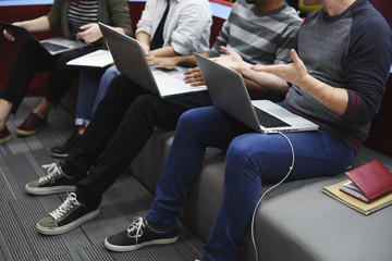 Wall Mural - Startup Business People Working on Laptop