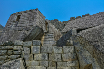 peru machu picchu nested houses