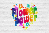 Fototapeta Tęcza - Flower power (Illustration)