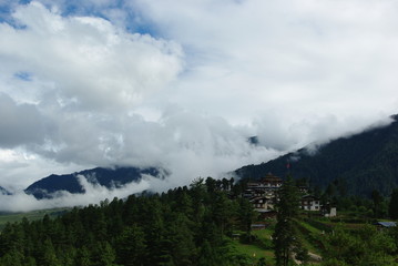 Canvas Print - Views of Dochula Pass, Bhutan