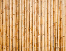Old Bamboo Plank Fence Texture For Background