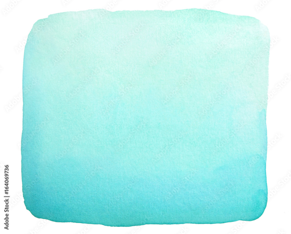 Light blue green watercolor background with stains. Blue watercolor  texture. Soft pastel color. Stock Illustration | Adobe Stock, image size:1000x805