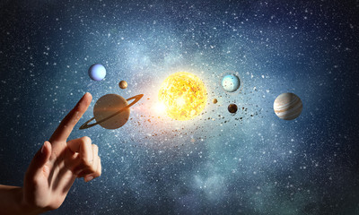 Wall Mural - planets of sun system