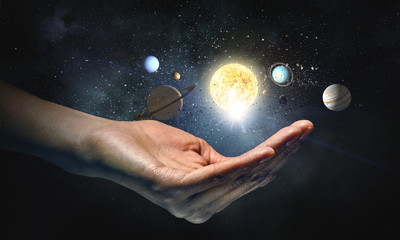 Wall Mural - planets of sun system