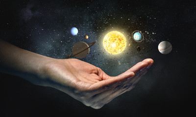 Wall Mural - planets of sun system
