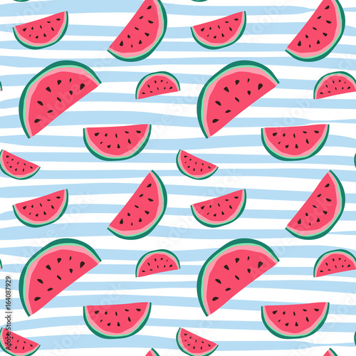 arbuz-bez-szwu-wzor-kolorowy-lato-ornament-tlo-styl-wektor-ilustracja