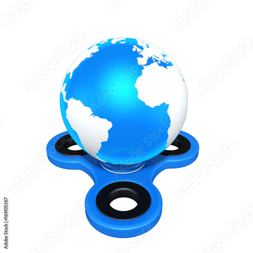 fidget spinner earth