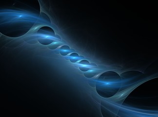 Aufkleber - abstract bright multicolored fractal computer generated image, background for text labels