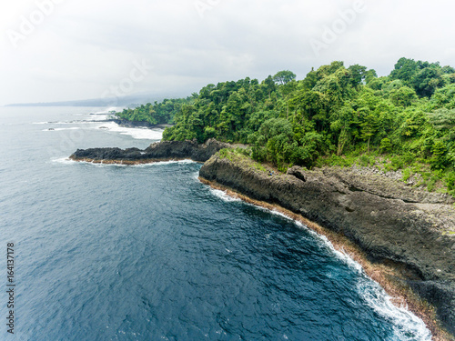 Cuadros en Lienzo Aerial Photography of Beaches in Equatorial Guinea