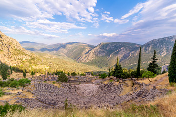 Amphitheatre in Delphi, Greece