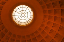 Ceiling Abstract Circular Architecture Of National Gallery Of Art Dome In Washington DC