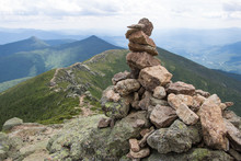 Cairn On New Hampshire Trail
