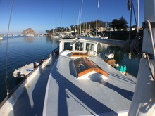 Sailboat Moored In Morro Bay California