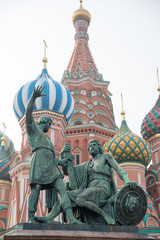 Saint Basil cathedral red square moscow church