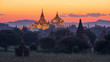 Pagoda in twilight at Bagan, Myanmar