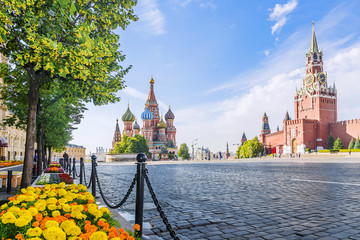 Red square in Moscow