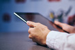 © SHOTPRIME STUDIO - Hands, tablet, phone, computer, documents, office, business