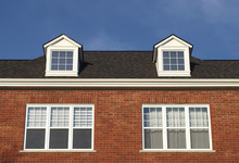 House Roof Residential Skylight Dormer Red Brick
