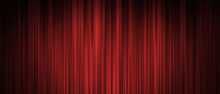  Red Stage Curtain Background