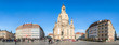 © eyetronic - Neumarkt Panorama in Dresden mit Frauenkirche, Sachsen, Deutschland