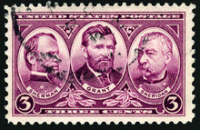 Union Civil War Generals Commemorative Postage Stamp