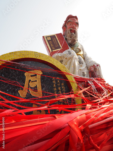 Fotografia, Obraz The colorful statue at Kwun Yam temple in Repulse Bay, Hong Kong.