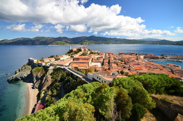 Wall Mural - View of Portoferraio