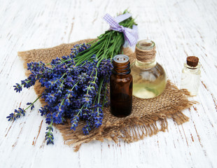 Lavender and massage oil