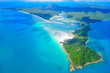 Whitehaven beach from the sky