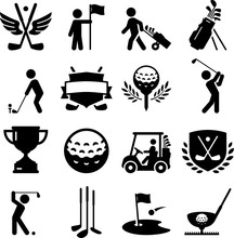 Golf Icons - Black Series