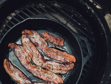 Bacon In A Cast Iron Pan