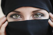 © haramstudio - Eyes of a girl wearing hijab