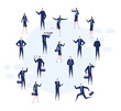 © piyawat - A group of business and office people. Vector illustration.