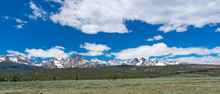 Mountains Along The Sawtooth Scenic Byway