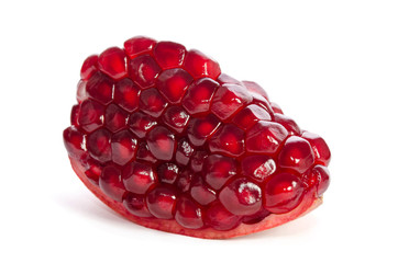 Piece of ripe pomegranate