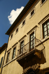 Typical mediterranean facade in Italy