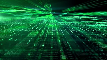 Aufkleber - Digital cyber space particles for head up display and User Interface background element