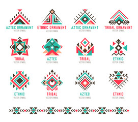 Native tribal pattern set