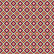Seamless pattern in vivid colors. Repeated squares and rhombuses bright ornamental abstract background.