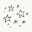 gezeichnete Sterne