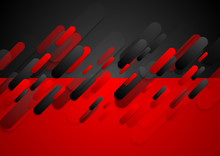 Abstract Red Black Tech Corporate Background