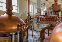 Vintage Copper Kettle - Brewery In Belgium