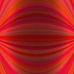 Poster - Red symmetrical dynamic background from thin curved lines - vector graphic design