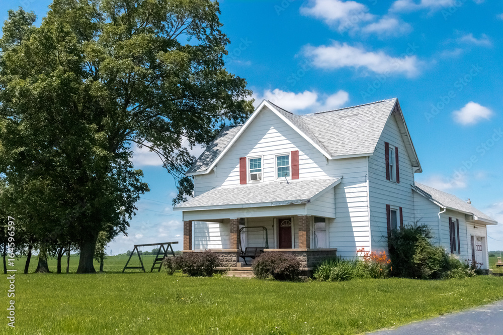 Home in the Rural Countryside Stock Photo | Adobe Stock