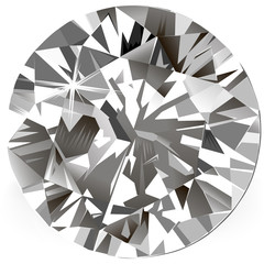 Wall Mural - Diamond top view