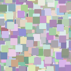 Poster - Seamless chaotic square background pattern - vector illustration from squares in colorful tones