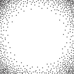 Poster - Vector background of dots in the corners of the image. Black digital vignette in cartoon style for comics.
