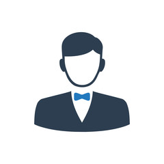 Poster - Waiter Icon