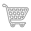 © Gstudio - shopping cart icon over white background vector illustration