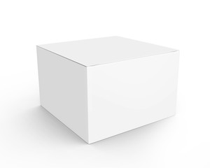 Sticker - Blank paper box mockup